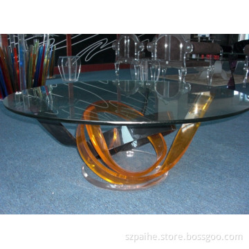 Colored Acrylic Coffee Table